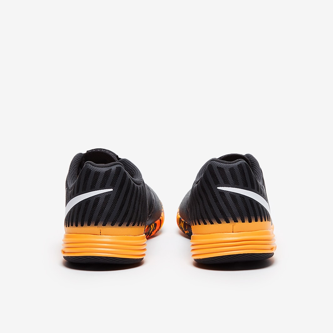 Chuteira Nike Lunar Gato 2 Futsal - Gris/Blanc/Orange/Noir