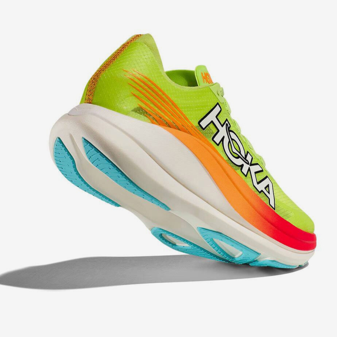 Tênis Hoka Rocket X 2 Unissex - Verde/Laranja