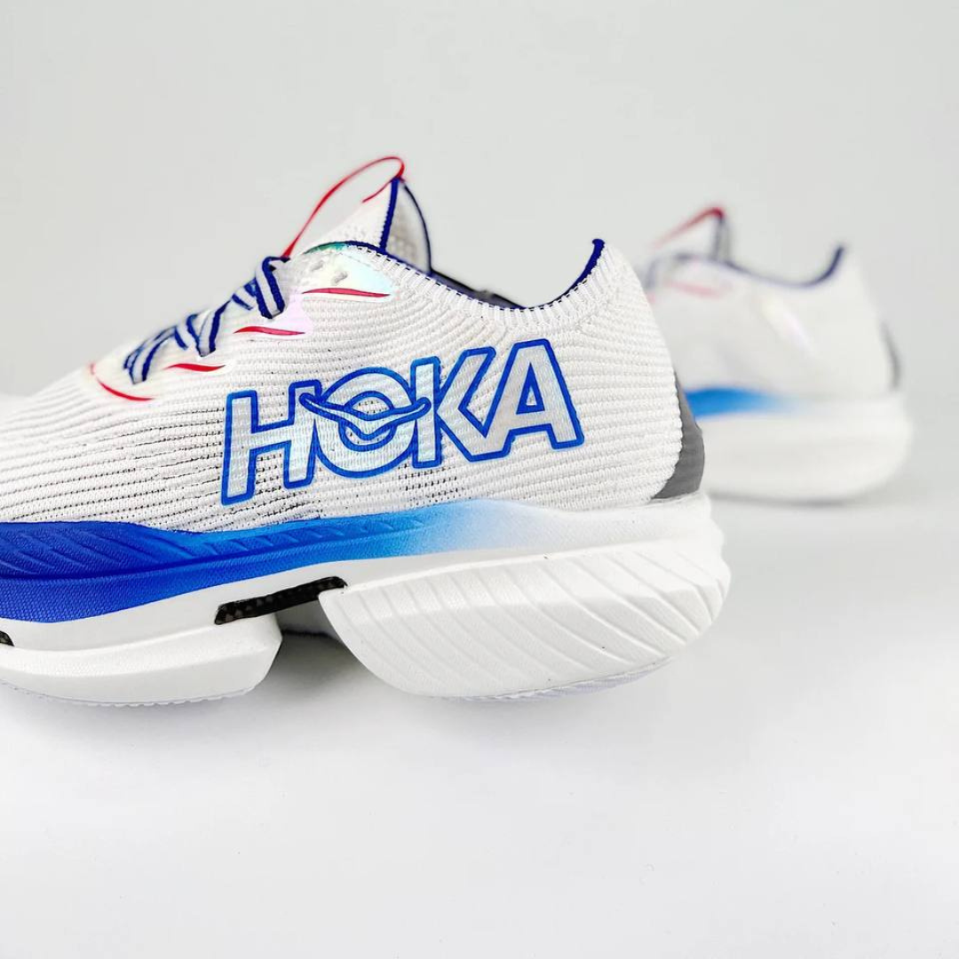 Tênis Hoka Cielo X1 Unissex - White/Virtual Blue