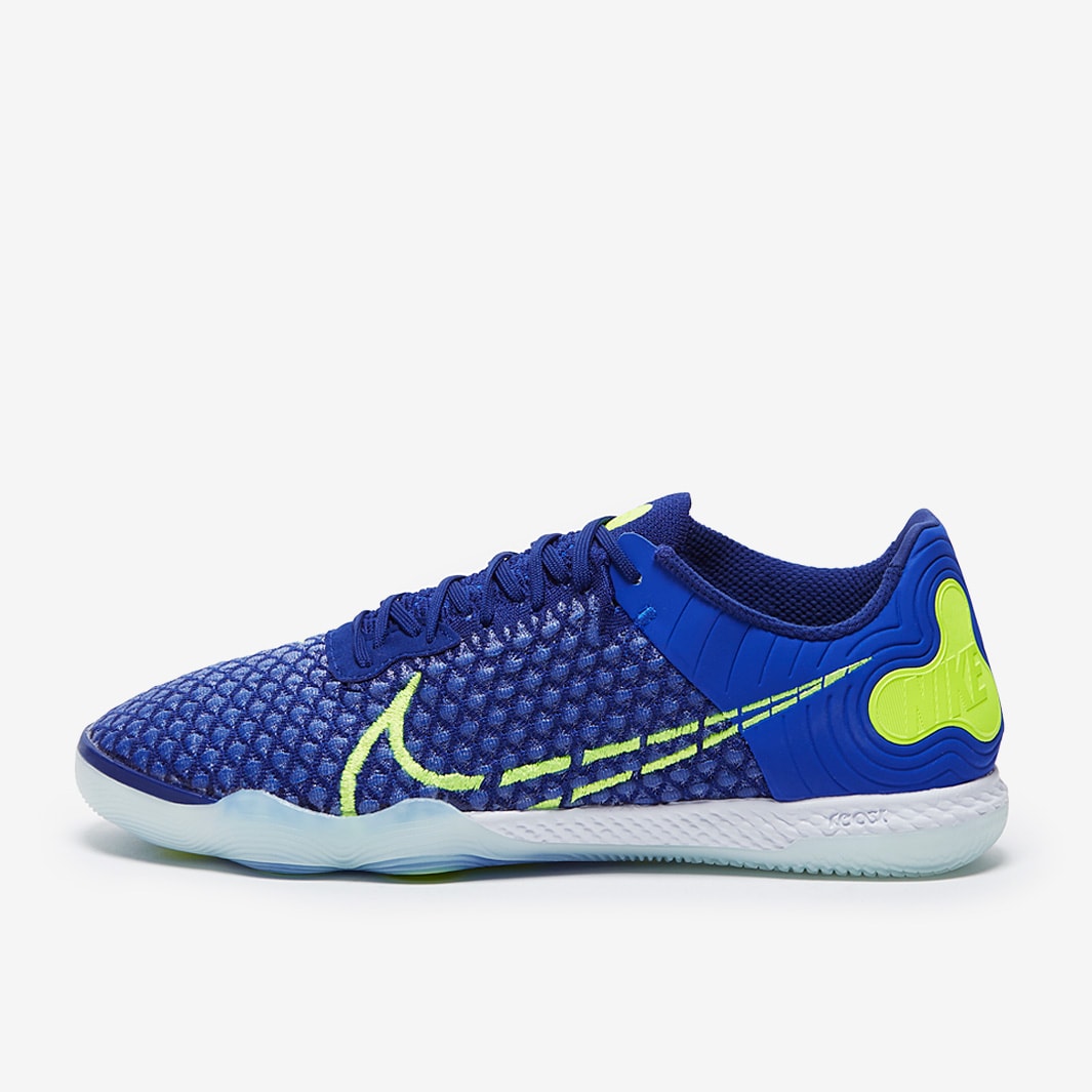 Chuteira Nike ReactGato Futsal - Racer Blue/Volt/Deep Royal Blue/White
