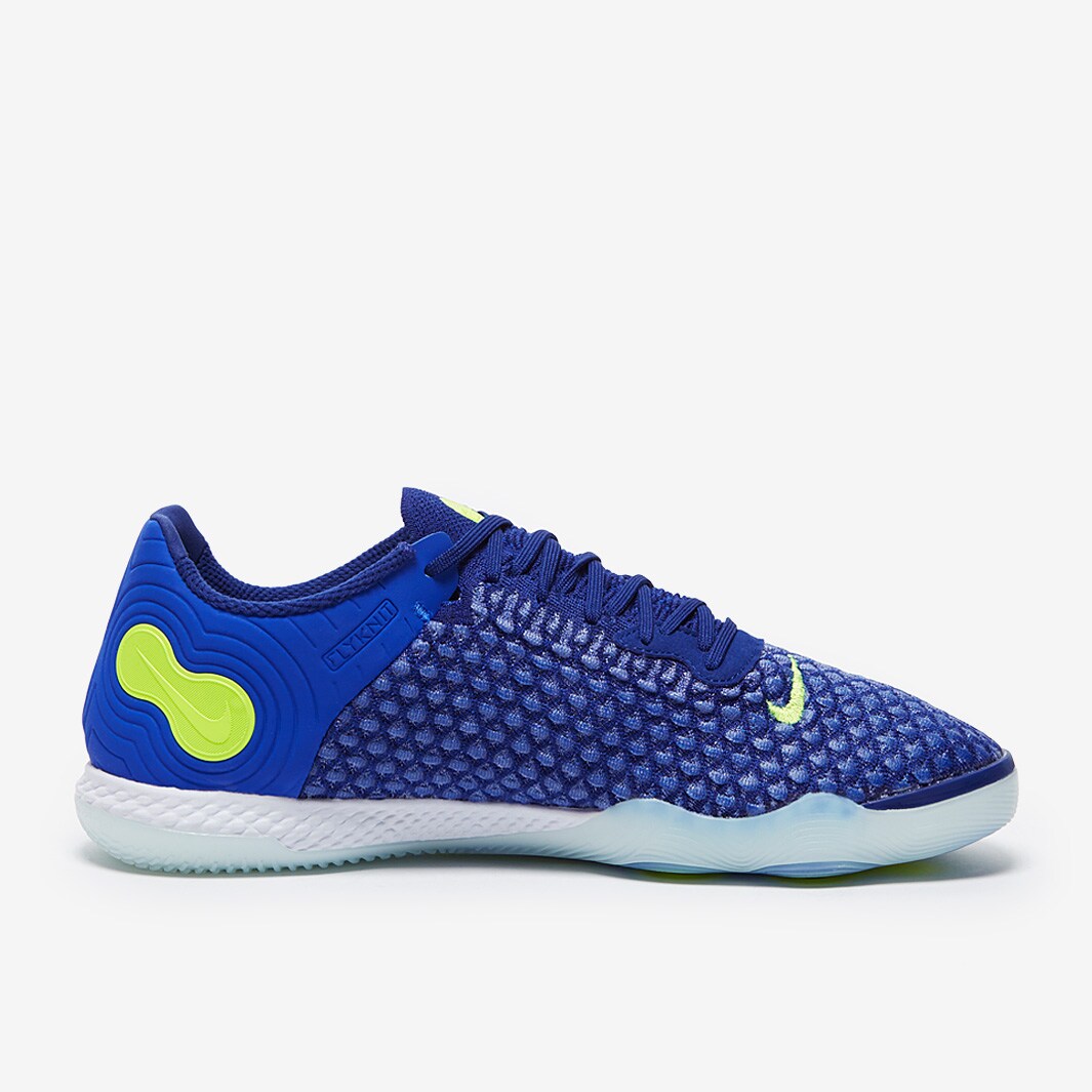 Chuteira Nike ReactGato Futsal - Racer Blue/Volt/Deep Royal Blue/White