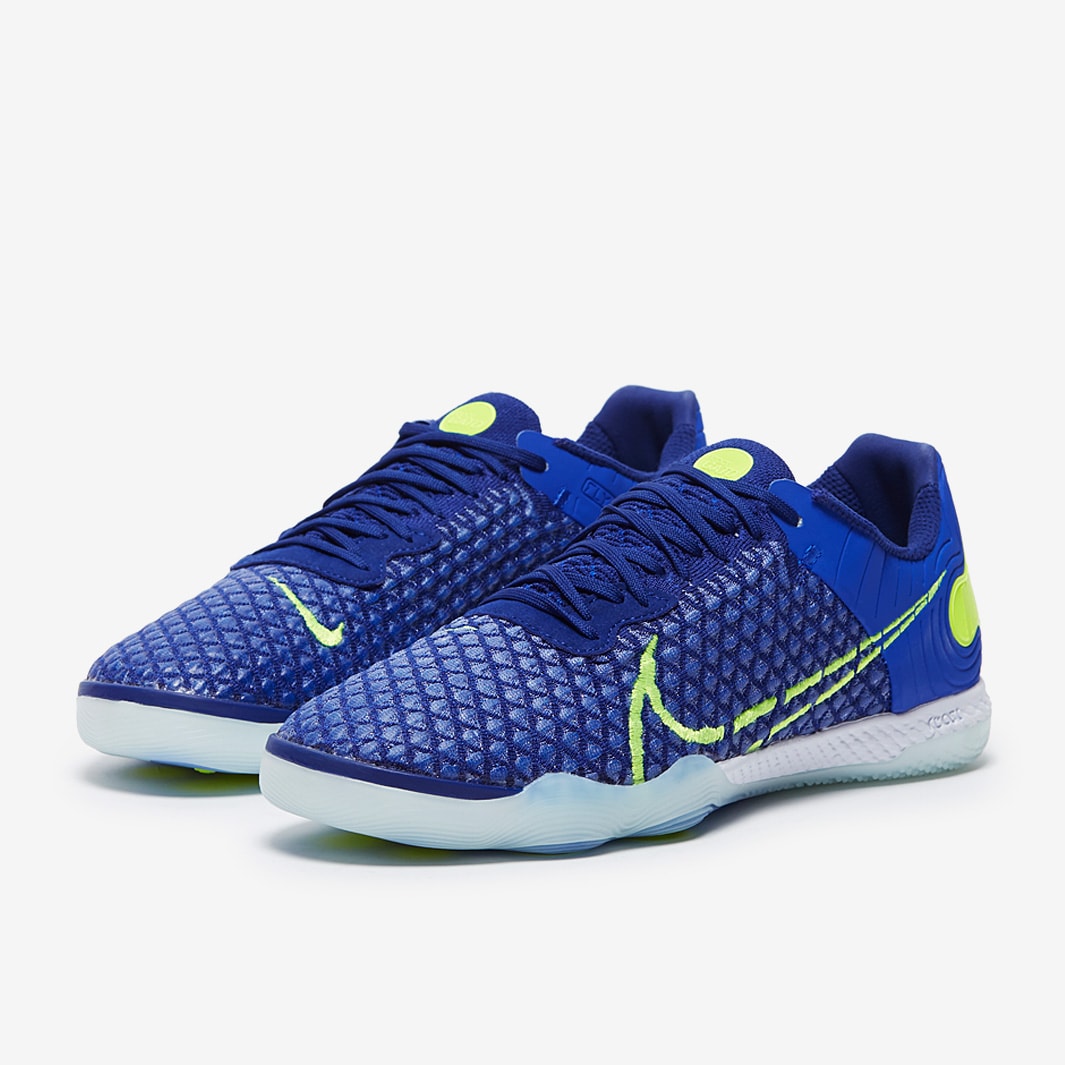 Chuteira Nike ReactGato Futsal - Racer Blue/Volt/Deep Royal Blue/White