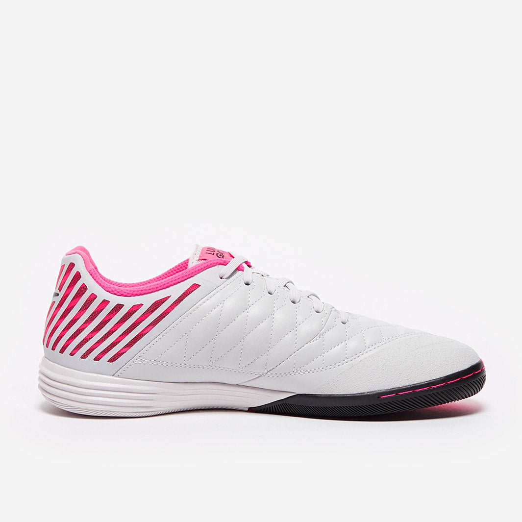 Chuteira Nike Lunar Gato 2 Futsal - Grey/Black/Pink Blast