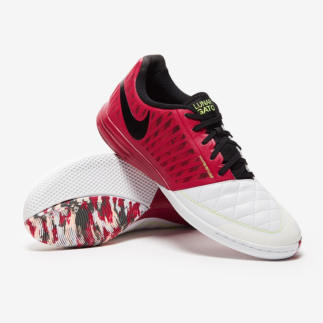 Chuteira Nike Lunar Gato 2 Futsal - Cardinal Red/Black/Crimson/White