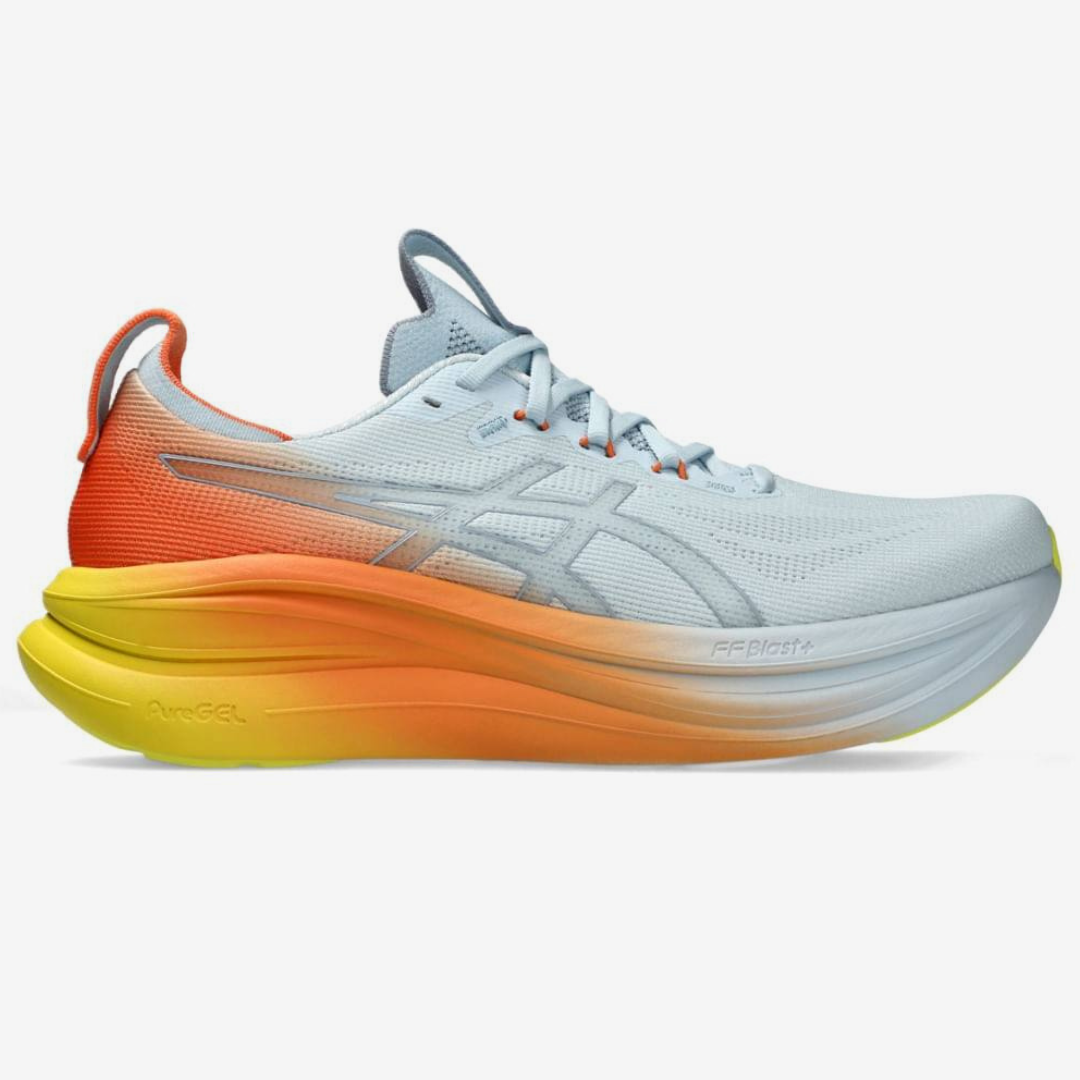 Tênis Asics Gel - Nimbus 28 - Cinza/Laranja