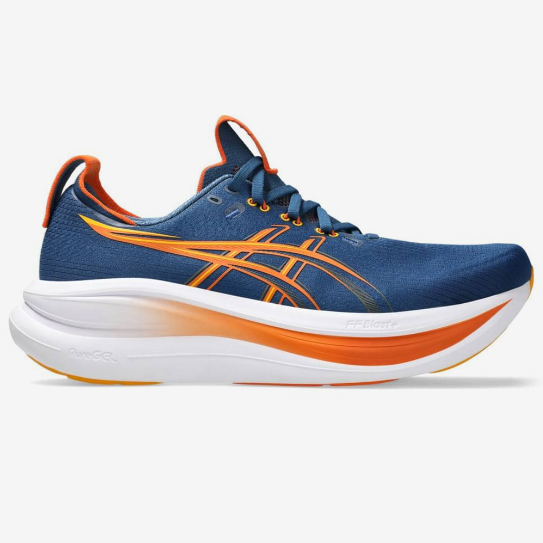 Tênis Asics Gel - Nimbus 28 - Azul/Laranja