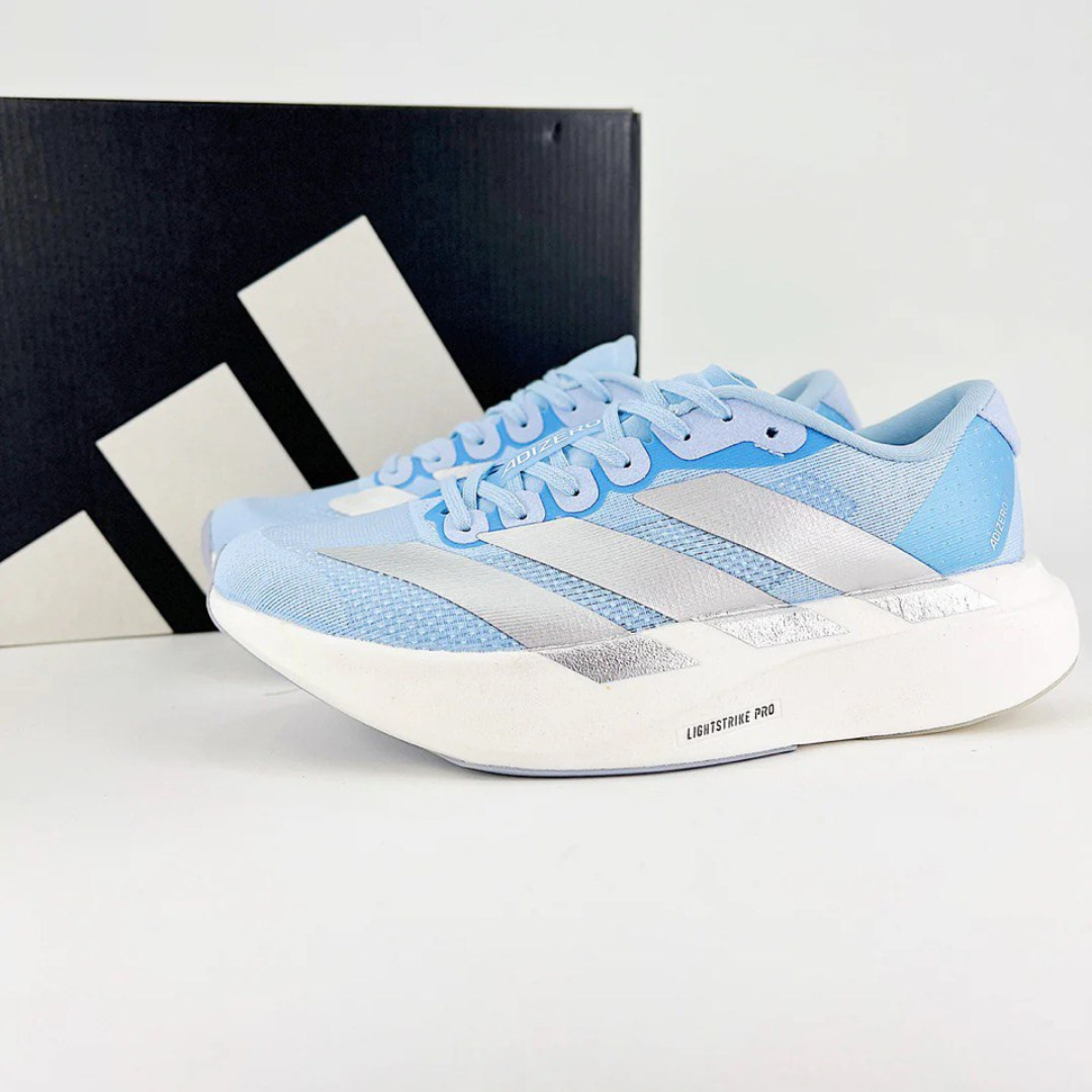 Tênis Adidas Adizero EVO SL - Azul Brilhante/Metallic Silver