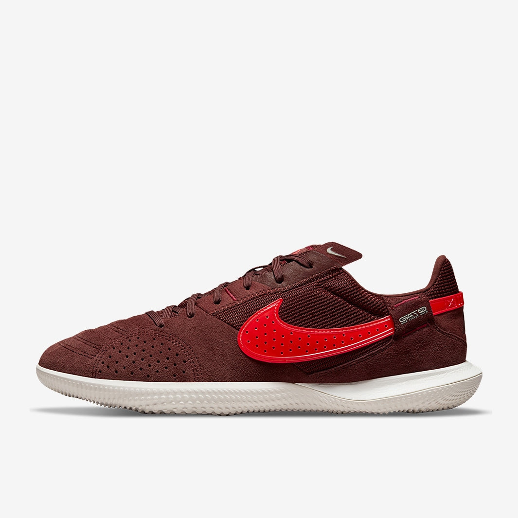 Chuteira Nike StreetGato Futsal - Bronze Eclipse/Bright Crimson