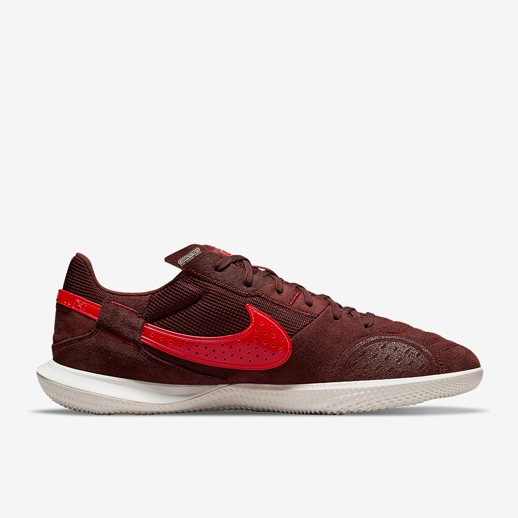 Chuteira Nike StreetGato Futsal - Bronze Eclipse/Bright Crimson