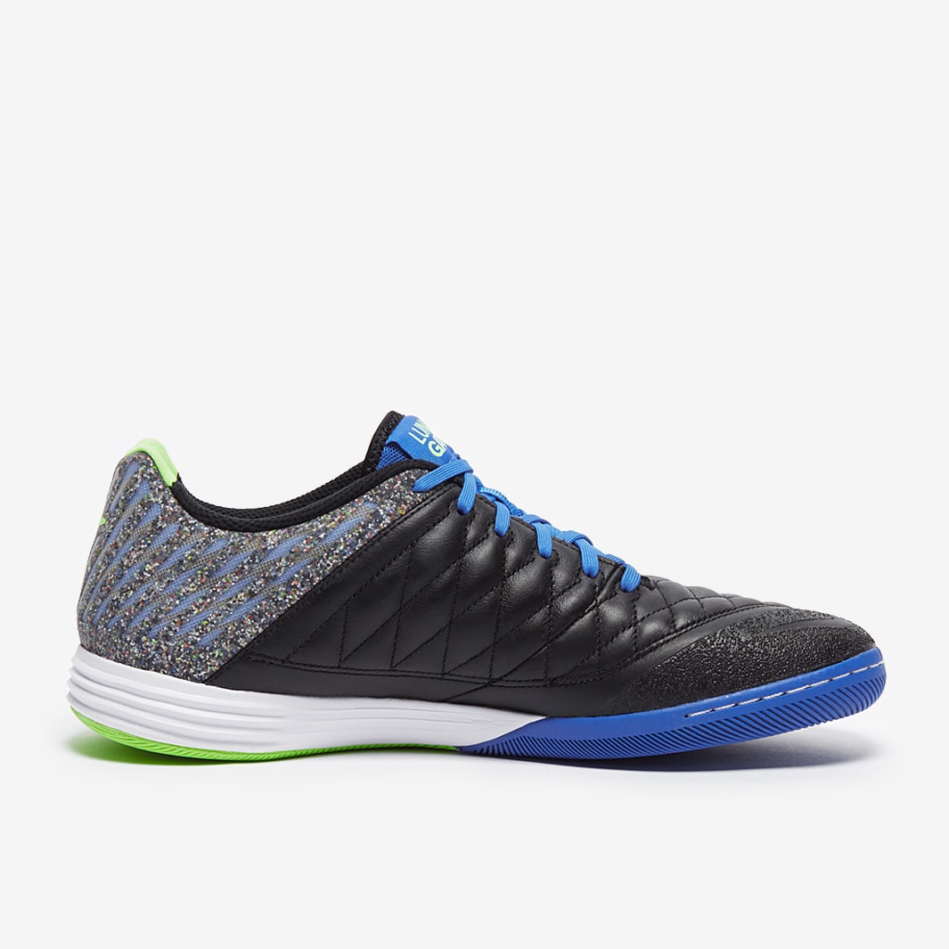 Chuteira Nike Lunar Gato 2 Futsal - Nero/Lime Glow/Azzurro Foto