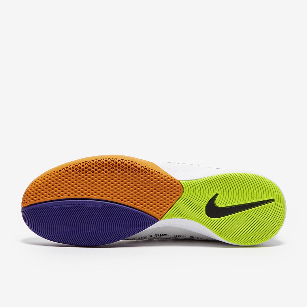 Chuteira Nike Lunar Gato 2 Futsal - White/Black/Photon Dust/Light Curry