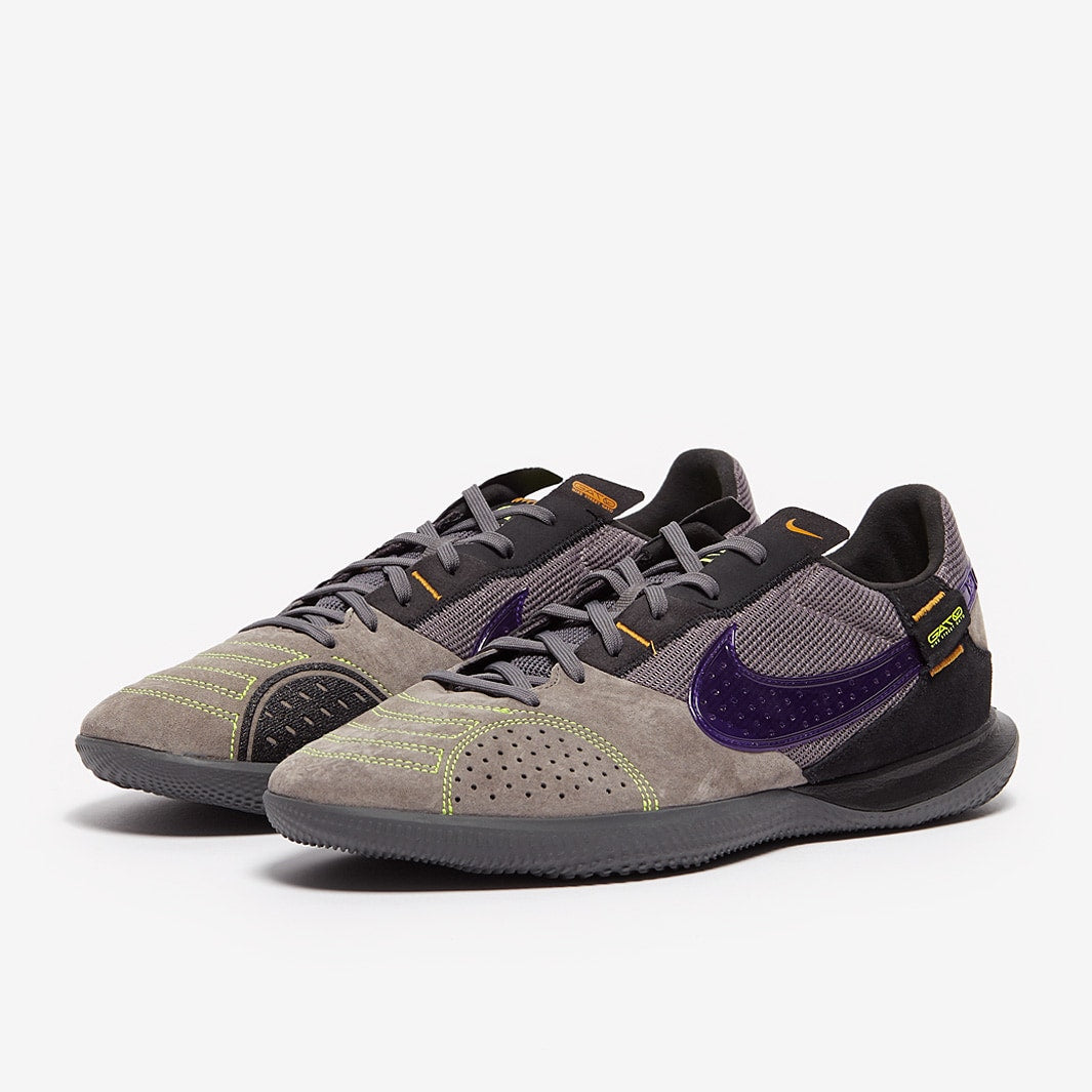 Chuteira Nike StreetGato Futsal - Cave Stone/Electro Purple/Black