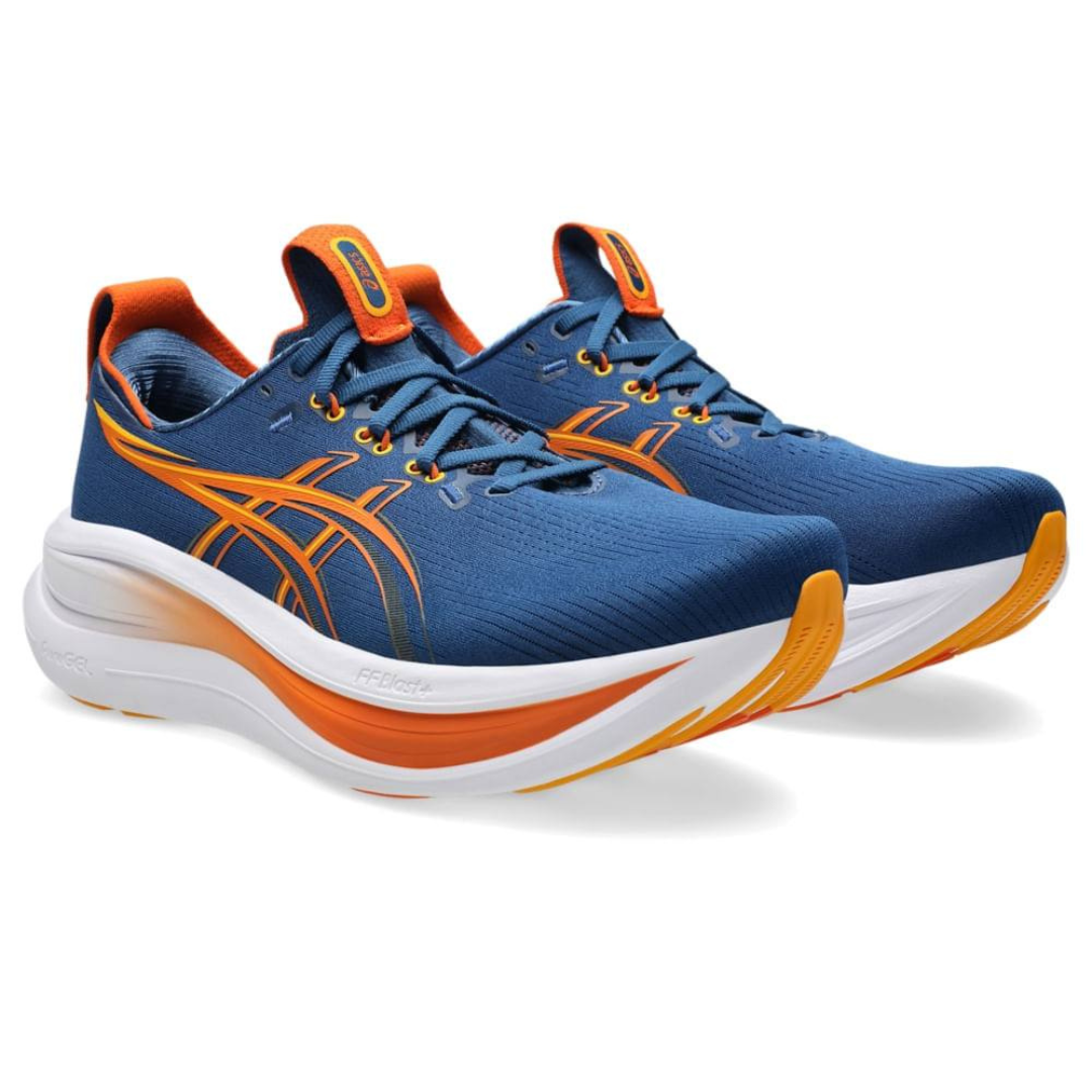 Tênis Asics Gel - Nimbus 28 - Azul/Laranja