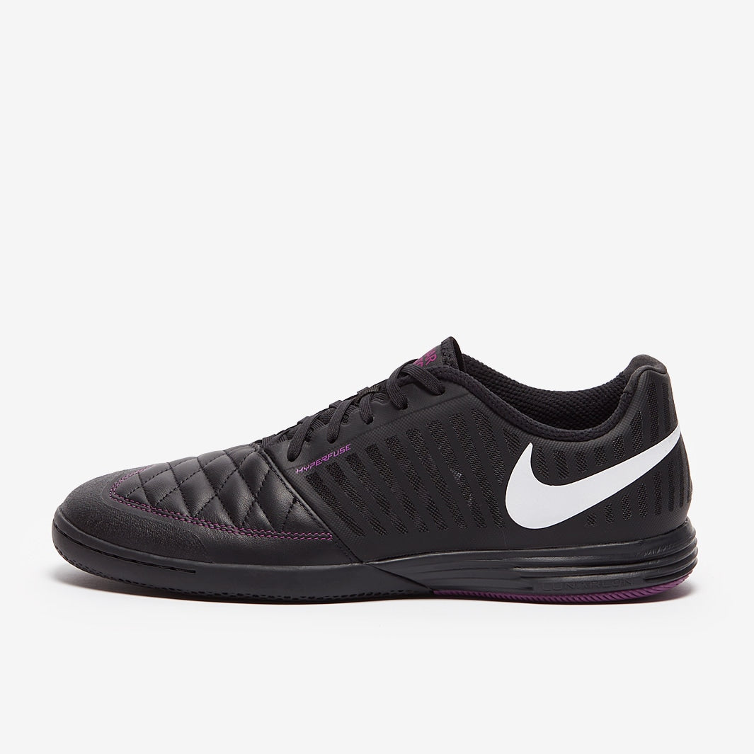 Chuteira Nike Lunar Gato 2 Futsal - Black/White/Viotech