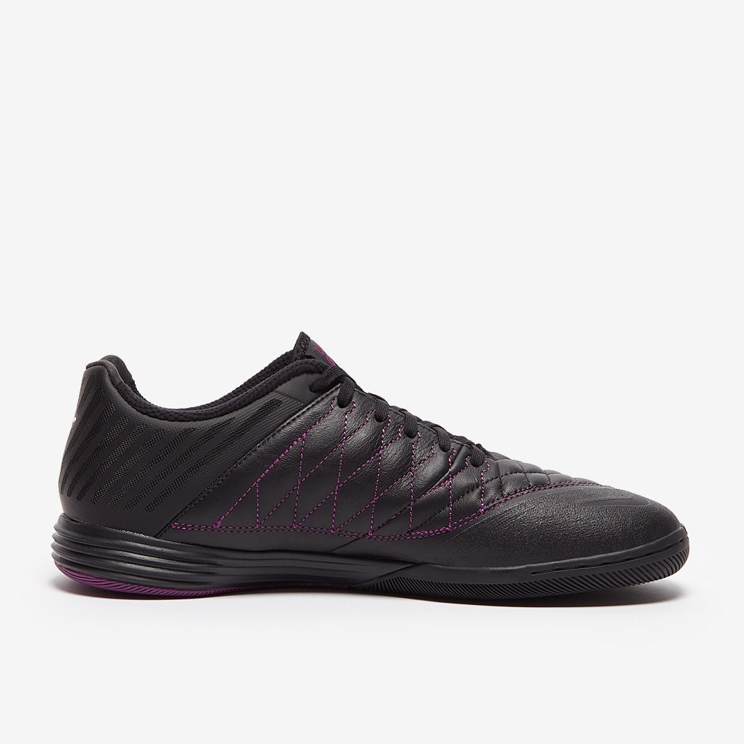 Chuteira Nike Lunar Gato 2 Futsal - Black/White/Viotech