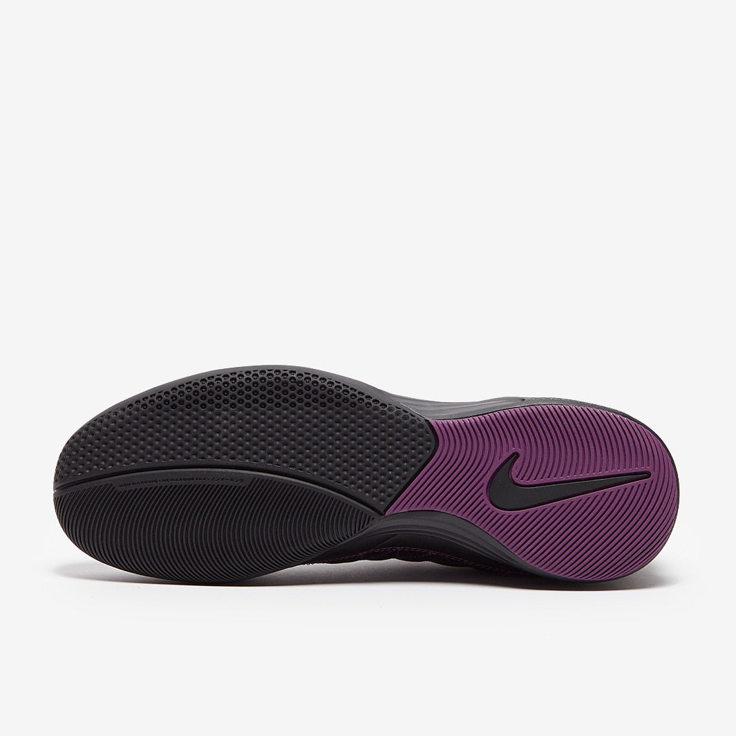 Chuteira Nike Lunar Gato 2 Futsal - Black/White/Viotech