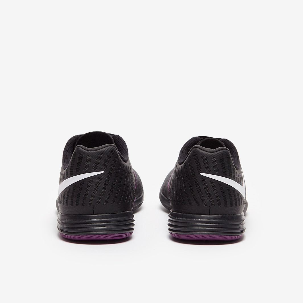 Chuteira Nike Lunar Gato 2 Futsal - Black/White/Viotech