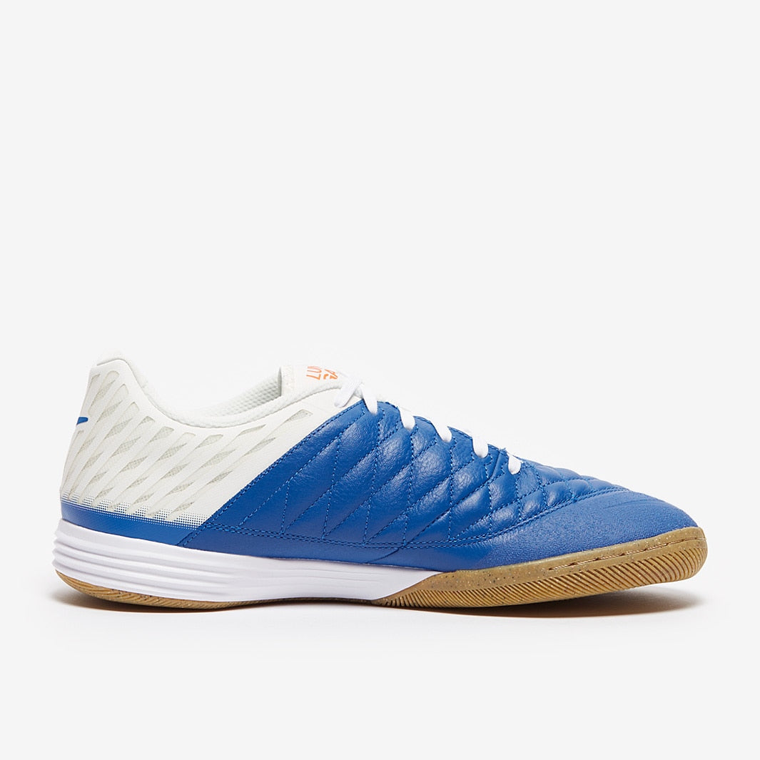 Chuteira Nike Lunar Gato 2 Futsal - Sail/Blue Jay/White/Gum Light Brown