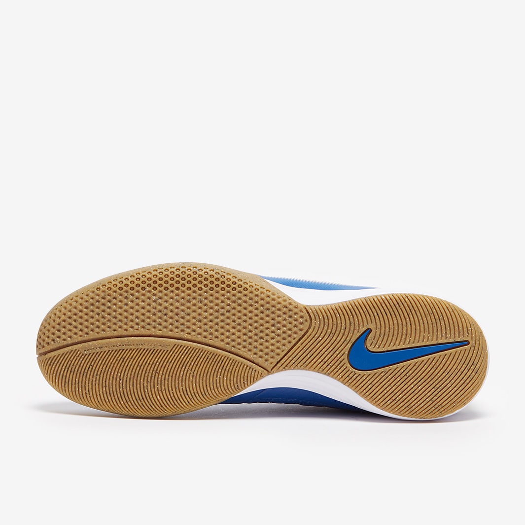 Chuteira Nike Lunar Gato 2 Futsal - Sail/Blue Jay/White/Gum Light Brown