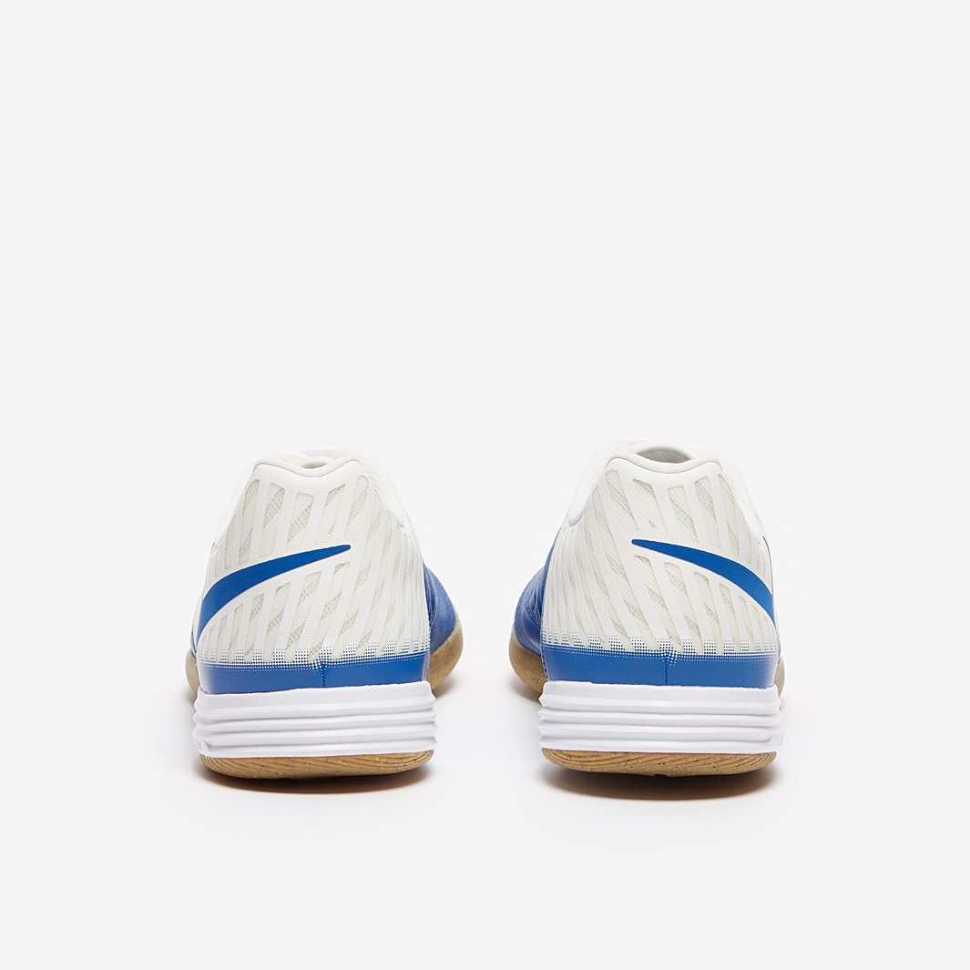 Chuteira Nike Lunar Gato 2 Futsal - Sail/Blue Jay/White/Gum Light Brown