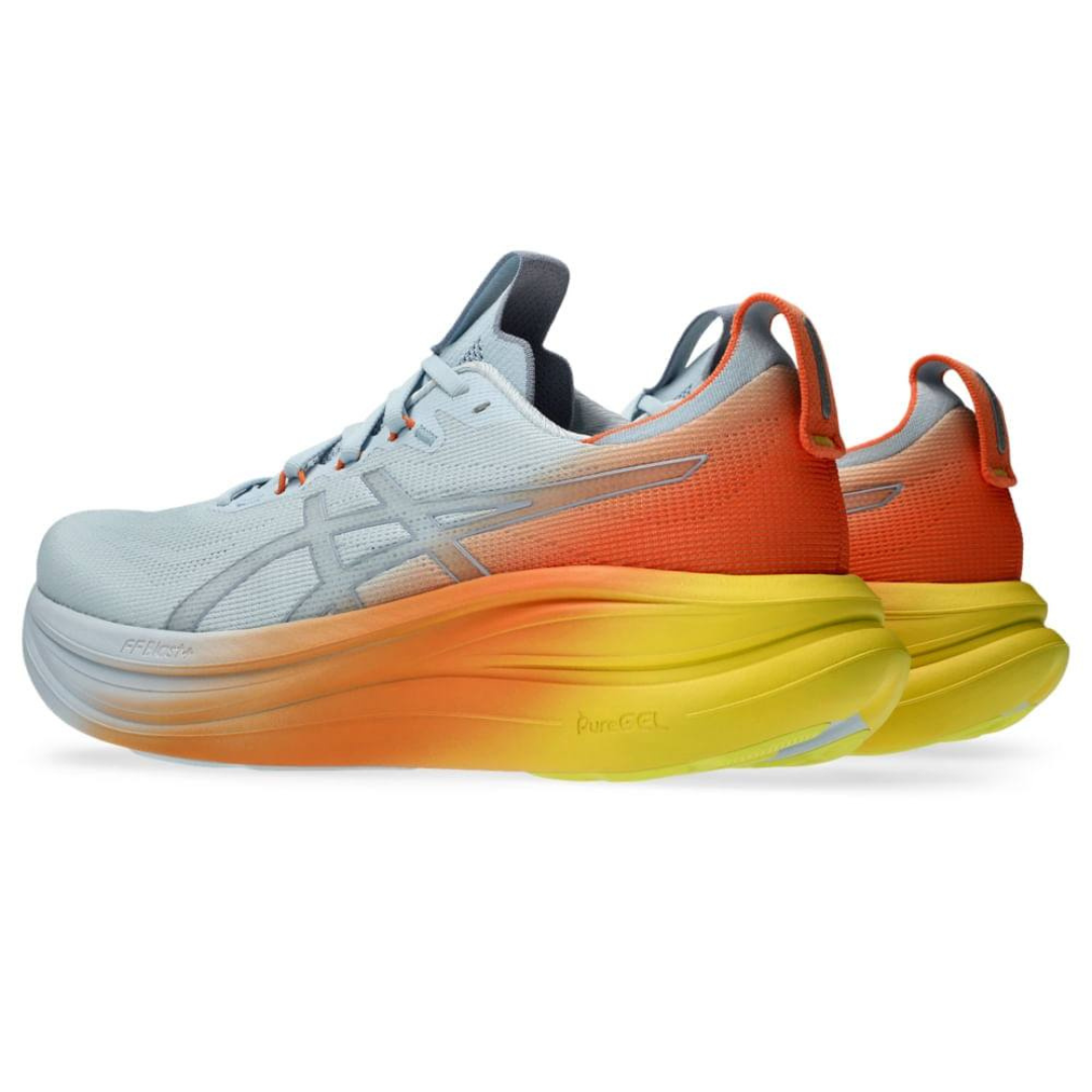 Tênis Asics Gel - Nimbus 28 - Cinza/Laranja