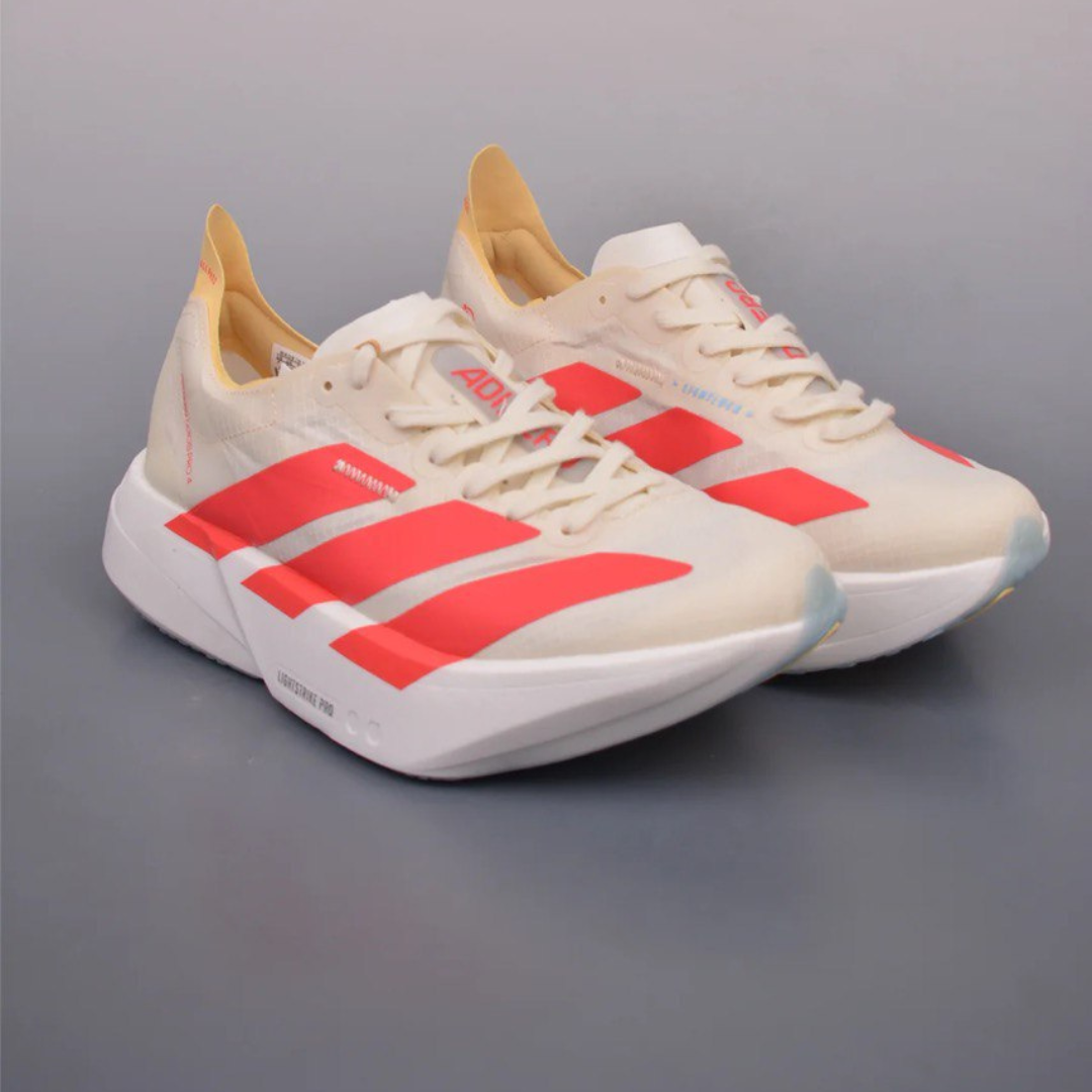 Tênis Adidas Adizero Adios Pro 4 Bege/Vermelho