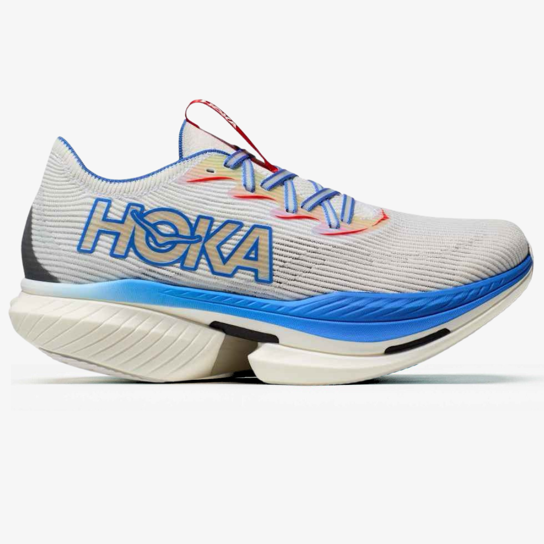 Tênis Hoka Cielo X1 Unissex - White/Virtual Blue