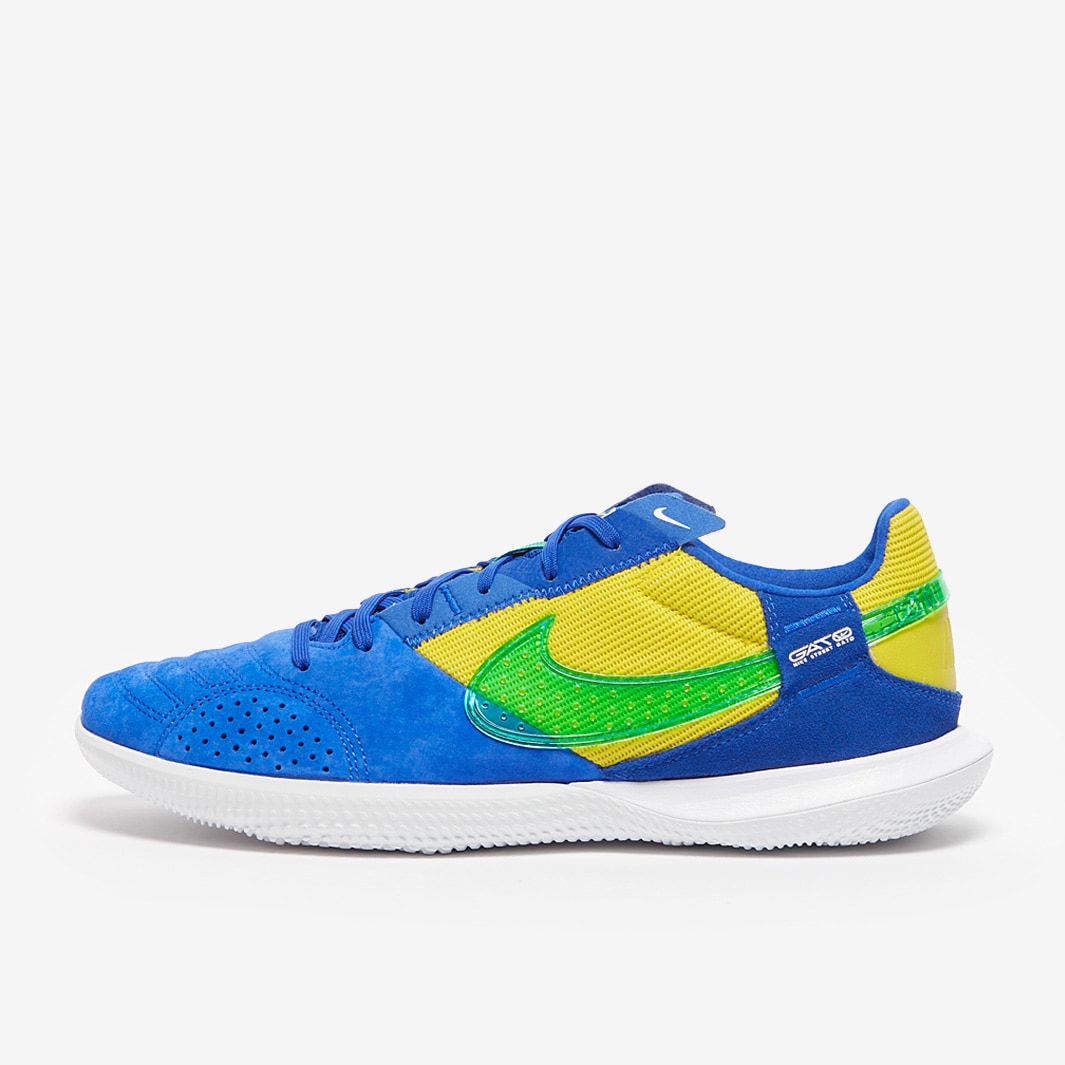 Chuteira Nike StreetGato Futsal Brazil - Game Royal/Stadium Green/Yellow Strike