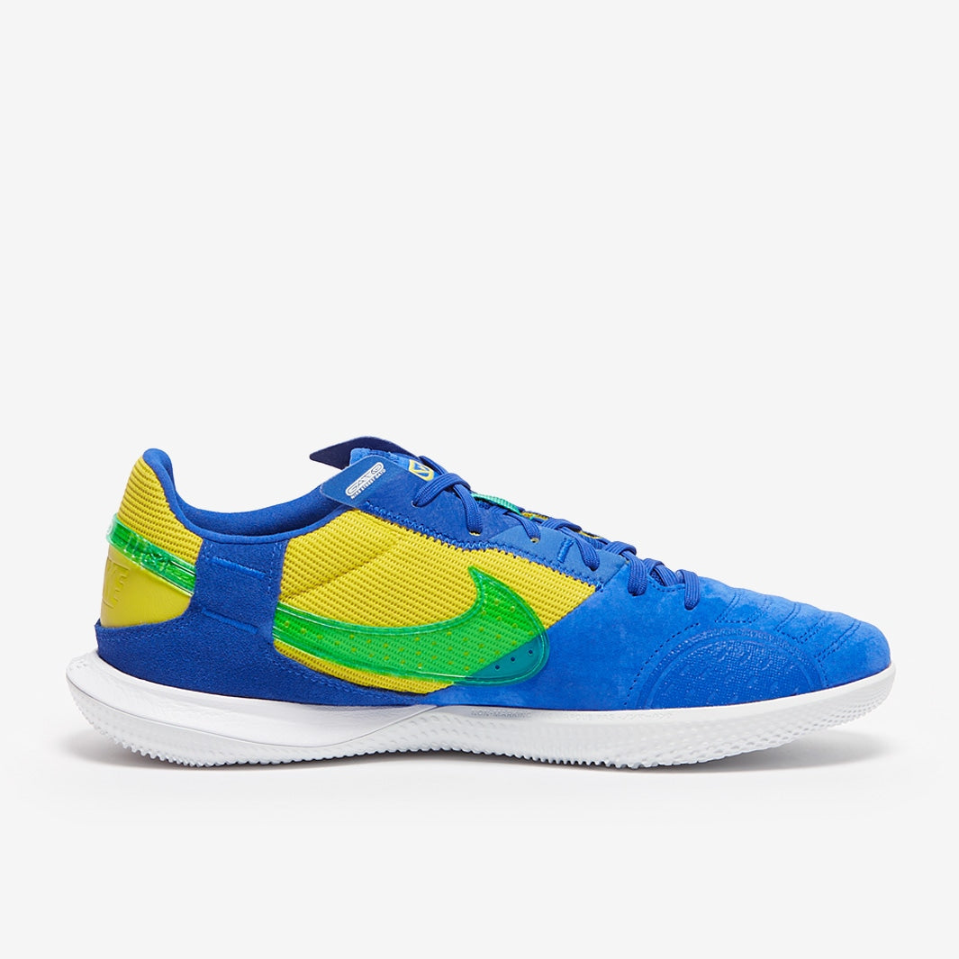 Chuteira Nike StreetGato Futsal Brazil - Game Royal/Stadium Green/Yellow Strike