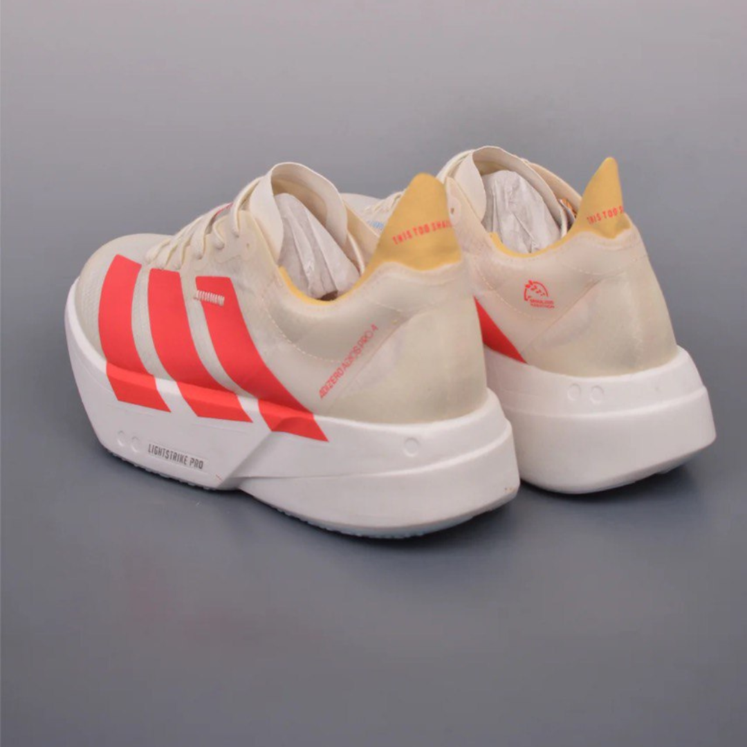 Tênis Adidas Adizero Adios Pro 4 Bege/Vermelho