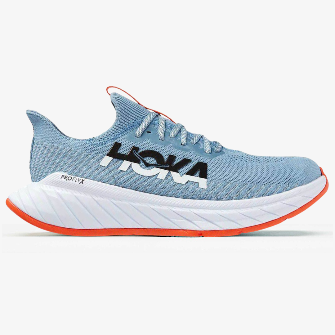 Tênis Hoka Carbon X3 - Azul/Vermelho