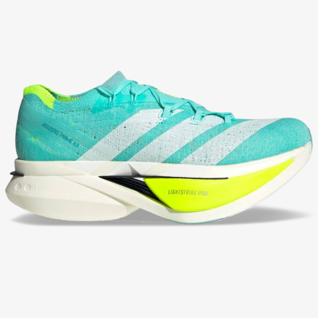 Tênis Adidas Adizero Prime X3 Strung - Flash Aqua/Zero Metalic/Lucid Lemon