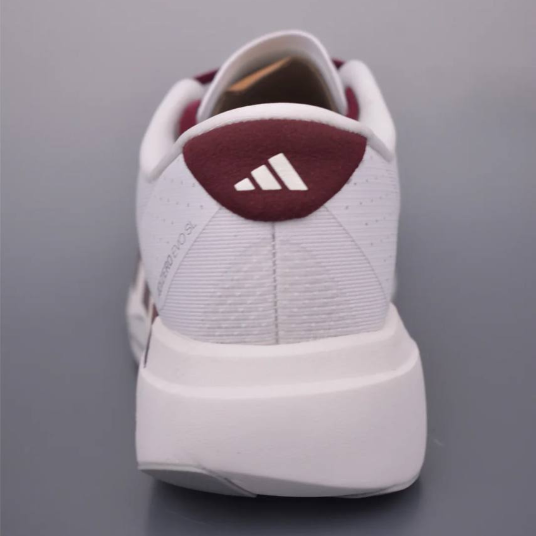 Tênis Adidas Adizero EVO SL - Branco/Vermelho Vinho