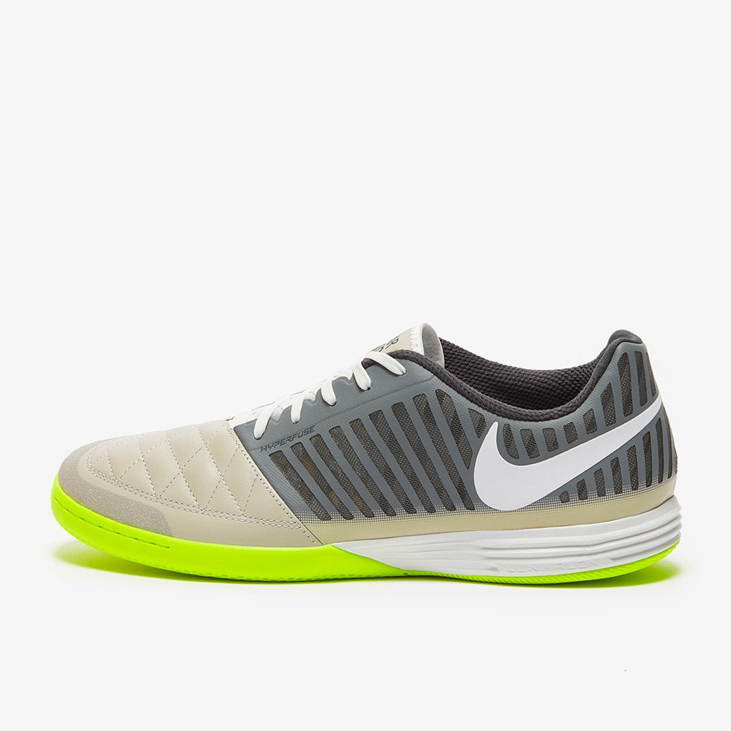 Chuteira Nike Lunar Gato 2 Futsal - Grigio Fumo/Bianco/Antracite/Grigio Pallido
