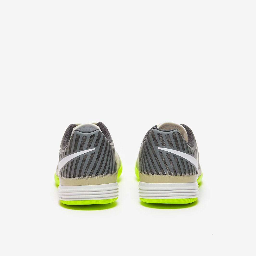 Chuteira Nike Lunar Gato 2 Futsal - Grigio Fumo/Bianco/Antracite/Grigio Pallido