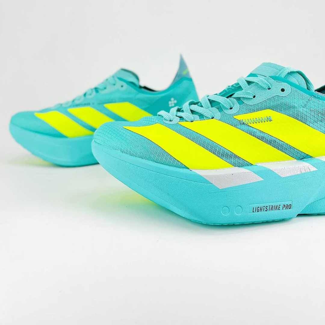 Tênis Adidas Adizero Adios Pro 4 Flash Aqua  Lucid Lemon