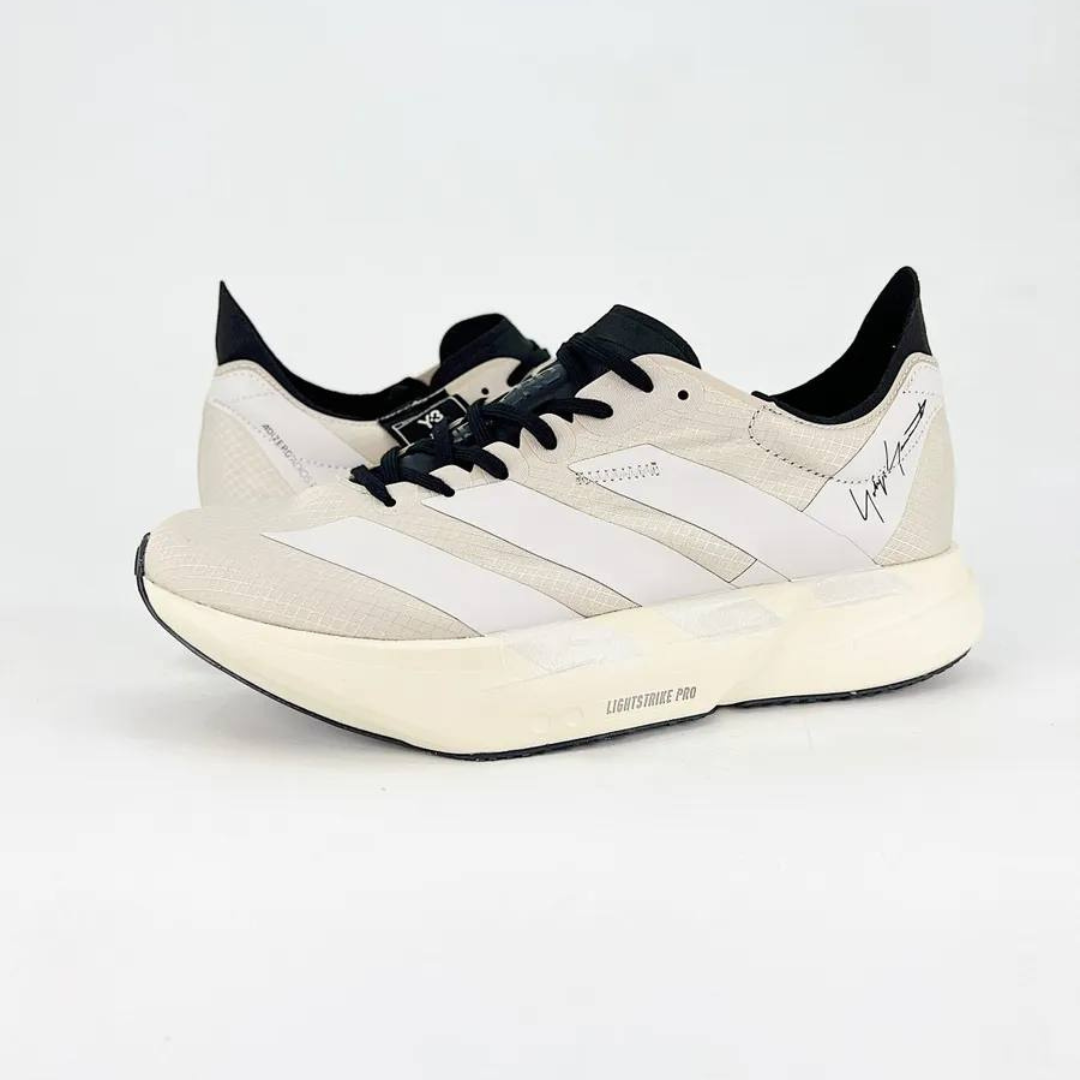Tênis Adidas Adizero Adios Pro 4 Y3 Bege/Preto