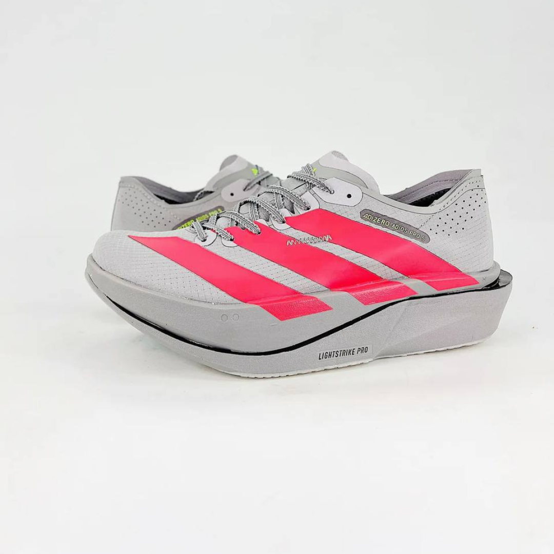 Tênis Adidas Adizero Adios Pro 5 - Cinza/Vermelho