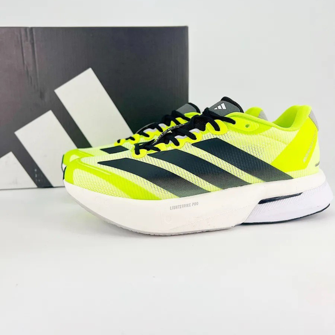 Tênis Adidas Adizero Boston 13 Verde Limão/Preto