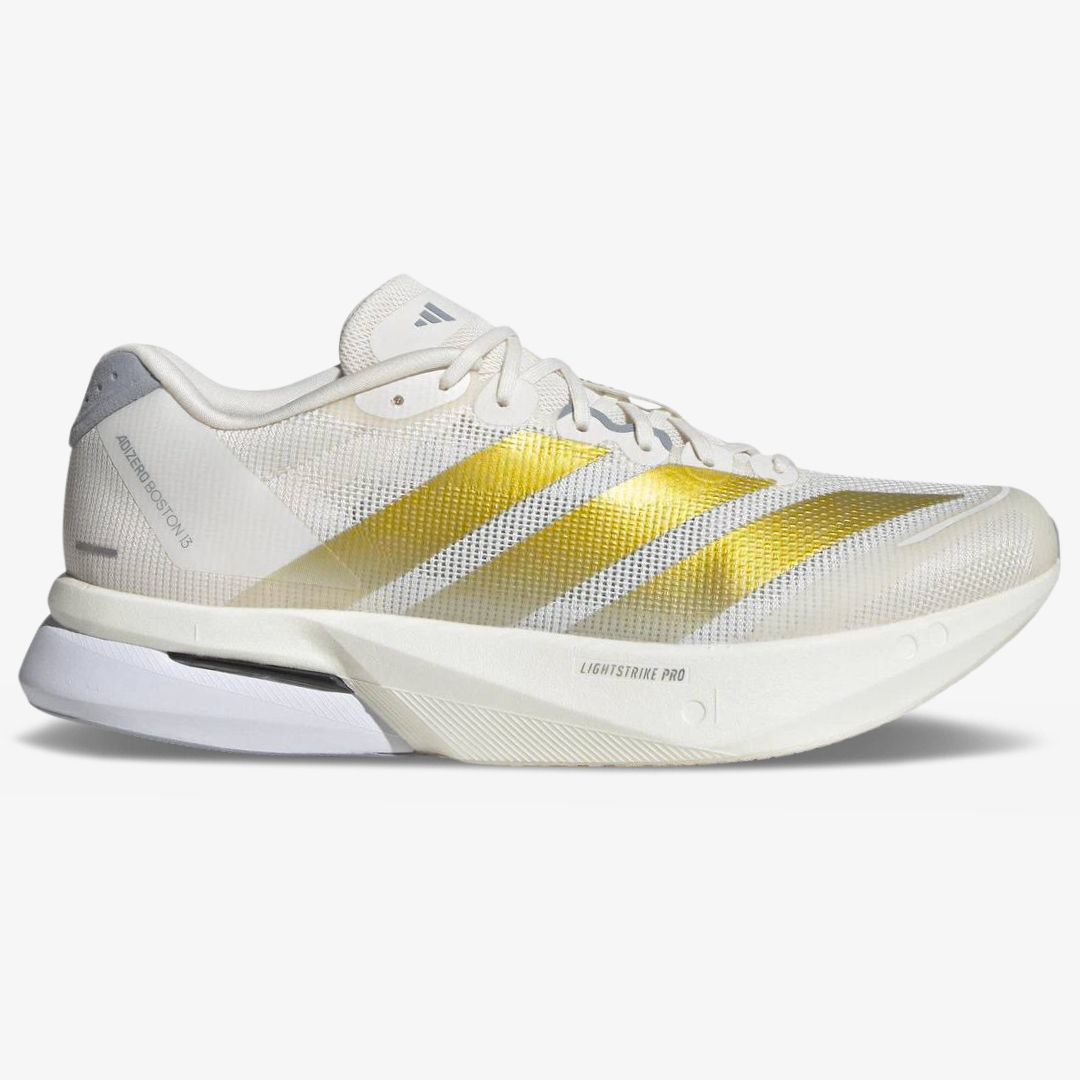 Tênis Adidas Adizero Boston 13 Bege/Dourado
