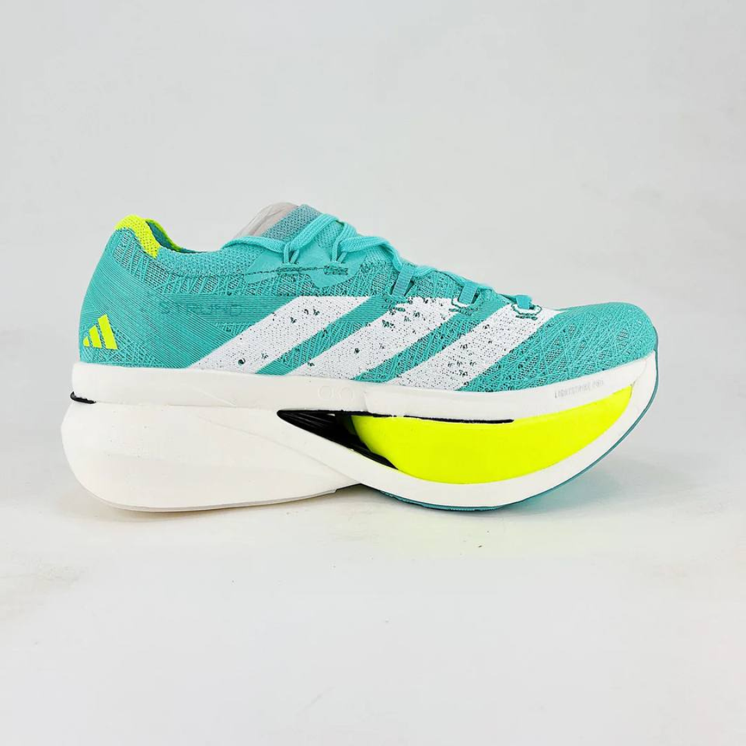 Tênis Adidas Adizero Prime X3 Strung - Flash Aqua/Zero Metalic/Lucid Lemon