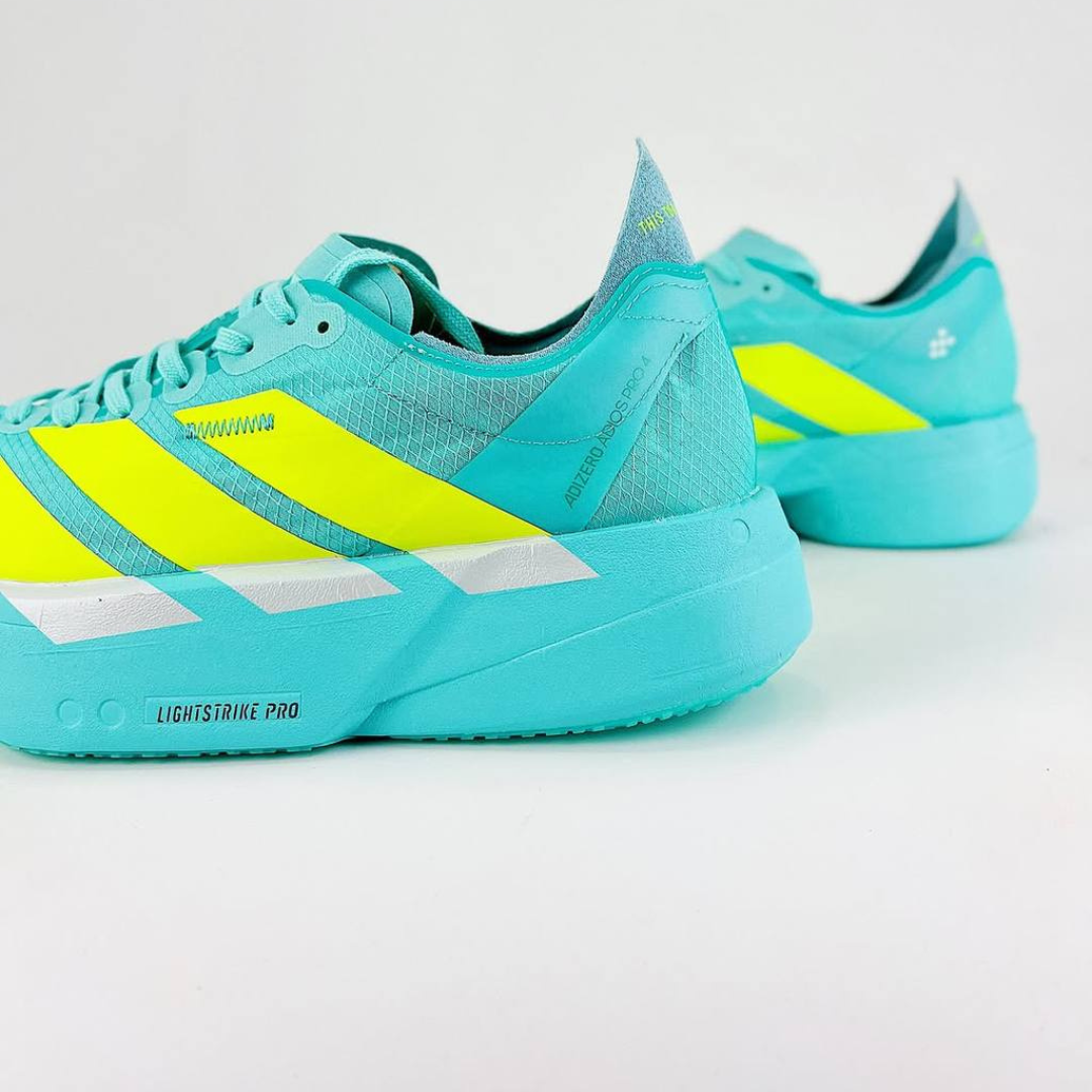 Tênis Adidas Adizero Adios Pro 4 Flash Aqua  Lucid Lemon
