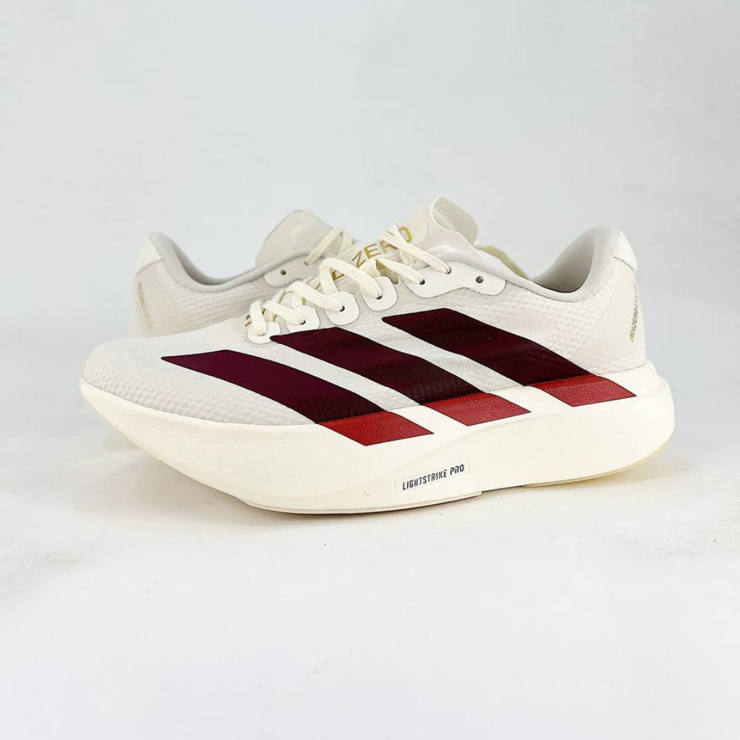 Tênis Adidas Adizero EVO SL - Branco/Bordô/Vermelho