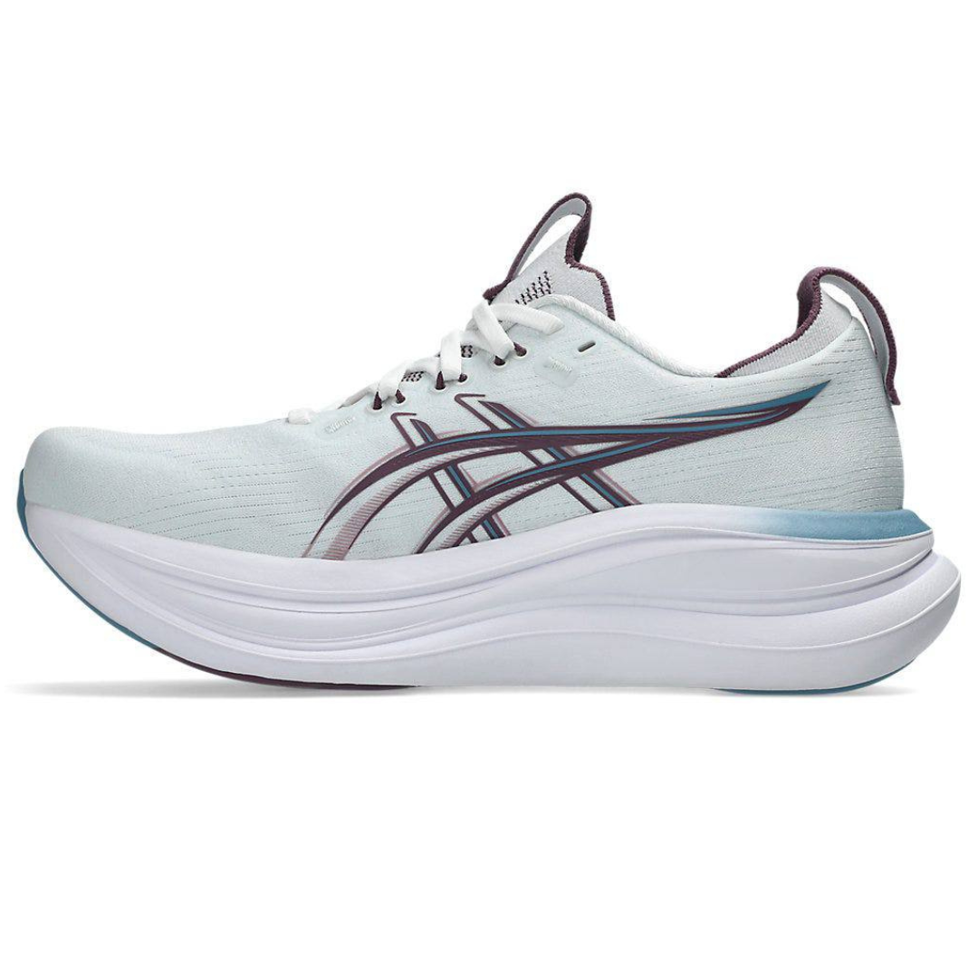 Tênis Asics Gel - Nimbus 28 - Azul Ártico/Roxo Veludo