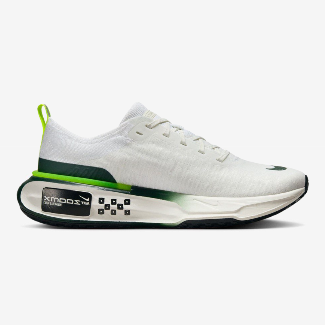 Tênis Nike Invincible Run 3 White Pro Green Volt Black