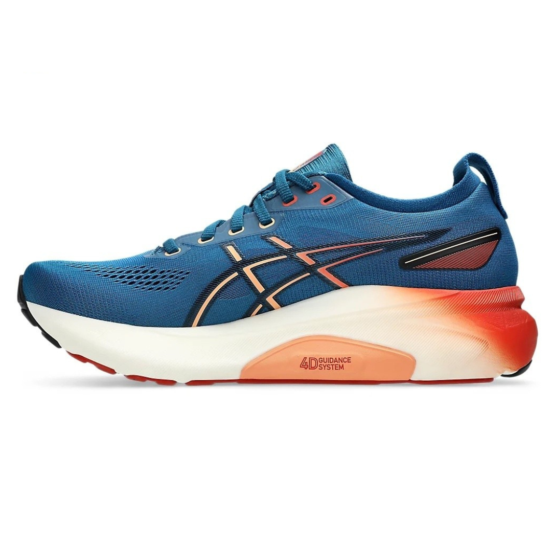 Tênis Asics Gel-Kayano 31 Paris -Platinum - Azul Marinho com Vermelho