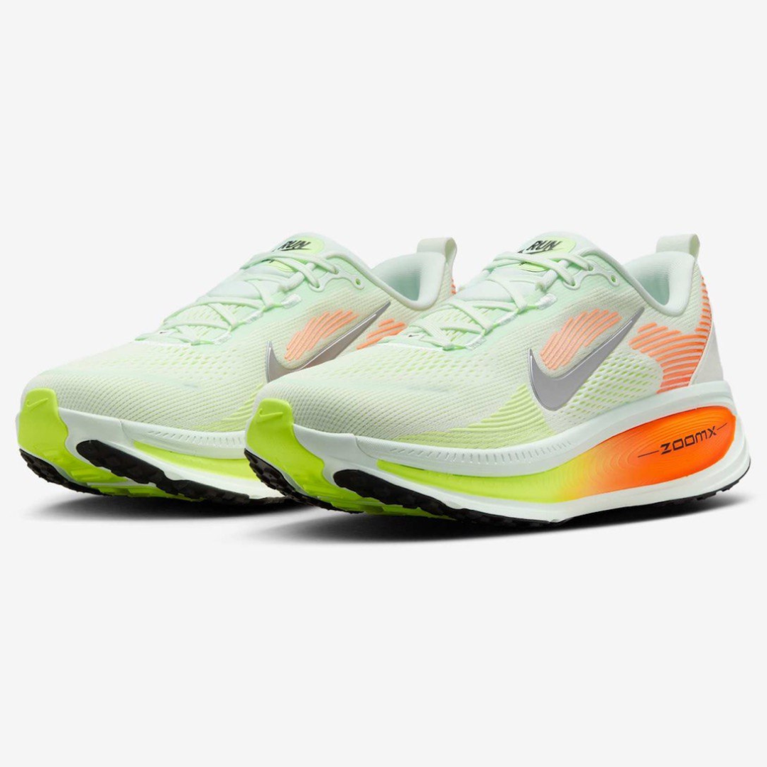 Tênis Nike Vomero 18 - Verde/Laranja