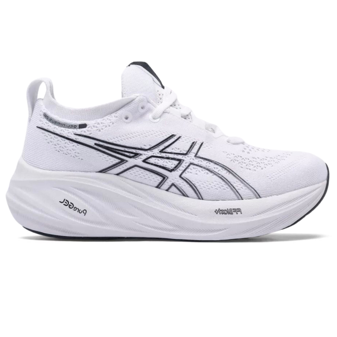Tênis Asics Gel - Nimbus 26 - Branco Preto