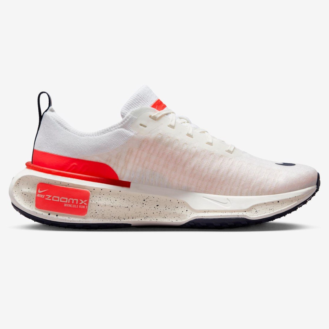 Tênis Nike Invincible Run 3 Branco Vermelho