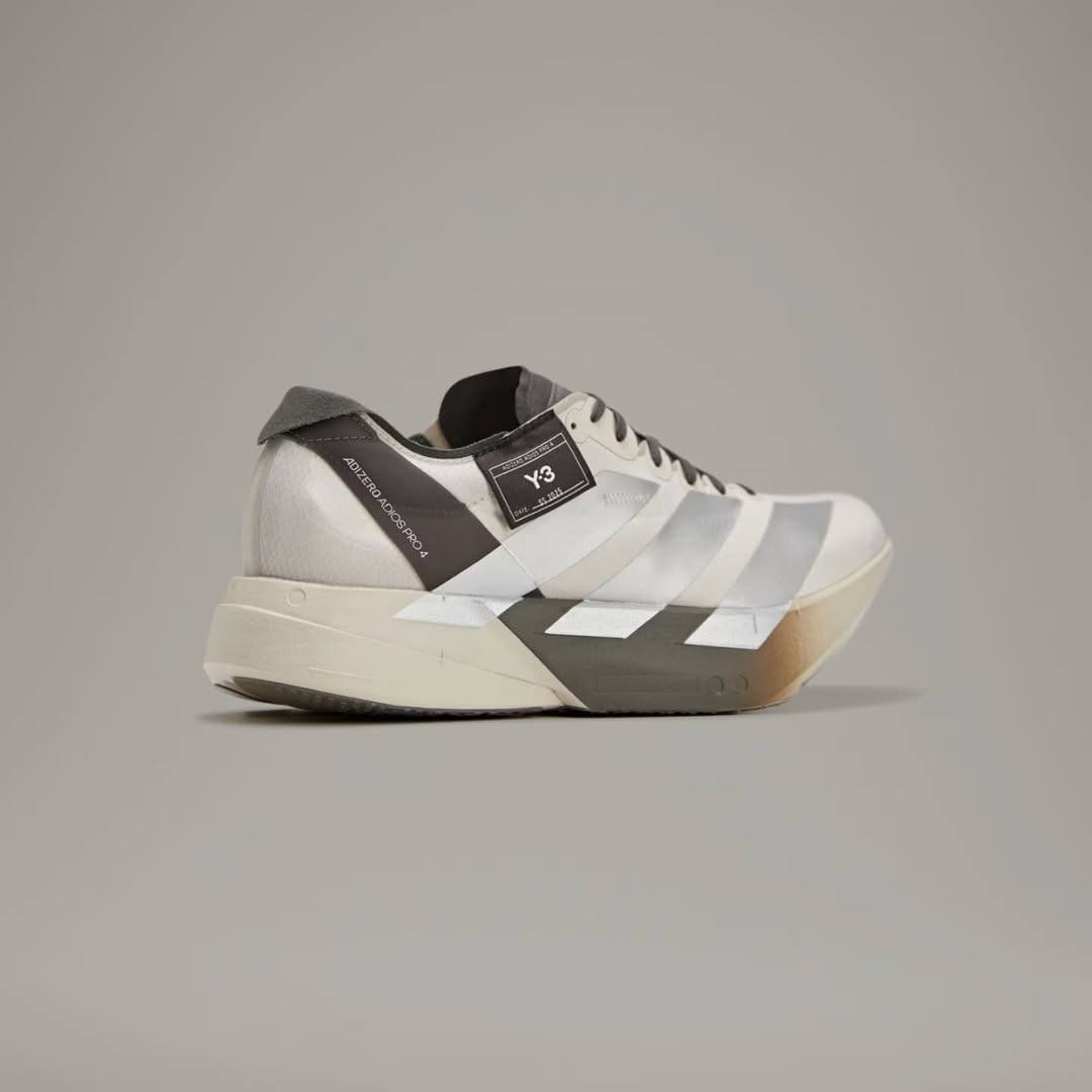 Tênis Adidas Adizero Adios Pro 4 Y3 Bege/Preto/Cinza